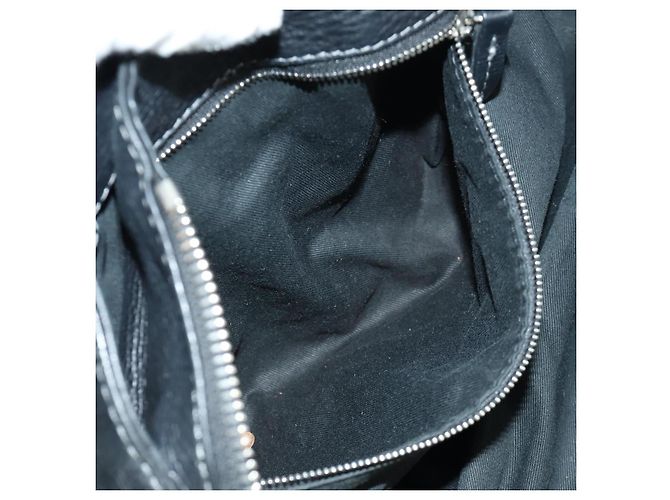 Chloé Sac à main Chloe Paddington en cuir noir or argent Auth am10896V - vue 24