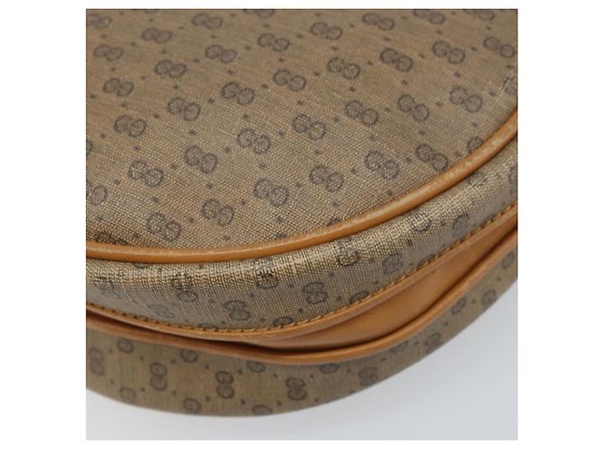 Gucci Borsa a Spalla Micro GG Supreme PVC Beige Oro 007 115 5575 Auth 173919 D'oro - vista 14