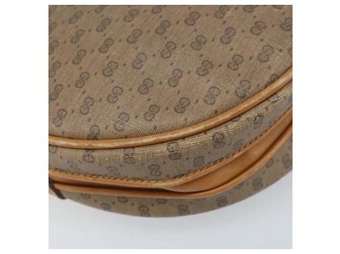 Gucci Borsa a Spalla Micro GG Supreme PVC Beige Oro 007 115 5575 Auth 173919 D'oro - vista 15
