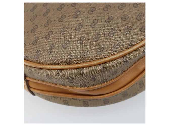 Gucci Borsa a Spalla Micro GG Supreme PVC Beige Oro 007 115 5575 Auth 173919 D'oro - vista 17