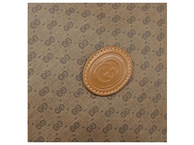 Gucci Borsa a Spalla Micro GG Supreme PVC Beige Oro 007 115 5575 Auth 173919 D'oro - vista 18