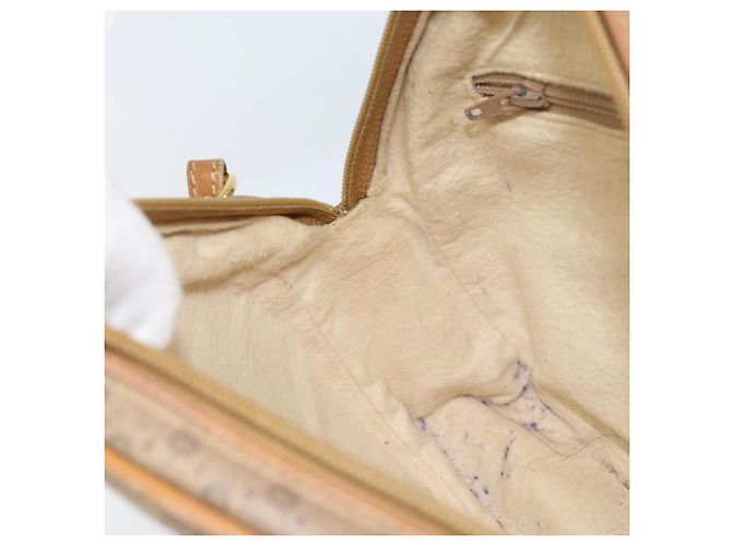 Gucci Borsa a Spalla Micro GG Supreme PVC Beige Oro 007 115 5575 Auth 173919 D'oro - vista 21