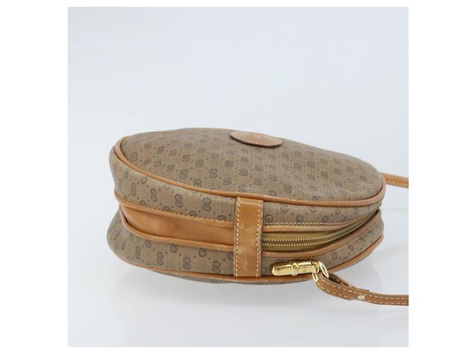 Gucci Borsa a Spalla Micro GG Supreme PVC Beige Oro 007 115 5575 Auth 173919 D'oro - vista 3