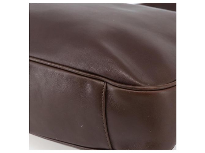 Borsa a Spalla in Pelle Gucci Bamboo 2way Marrone Oro 001 1705 1577 Auth th6602 D'oro - vista 16