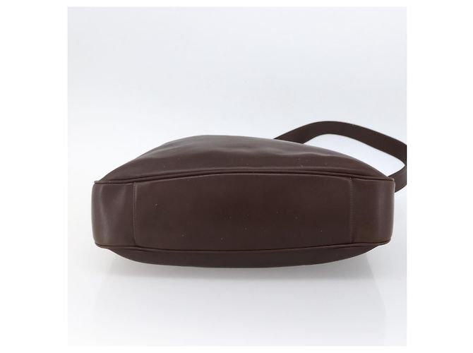 Borsa a Spalla in Pelle Gucci Bamboo 2way Marrone Oro 001 1705 1577 Auth th6602 D'oro - vista 5