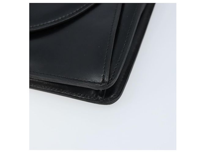 Borsa a Spalla Christian Dior in Pelle Nera e Oro Auth fm5126 Nero D'oro - vista 15