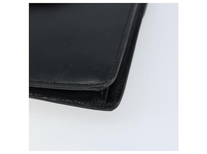 Borsa a Spalla Christian Dior in Pelle Nera e Oro Auth fm5126 Nero D'oro - vista 17