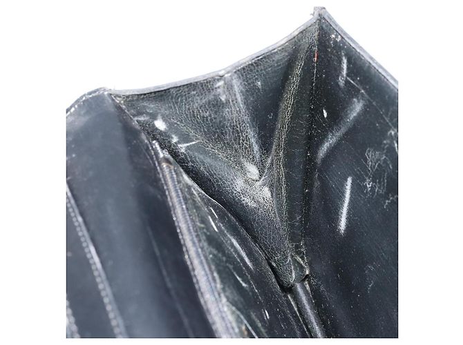 Borsa a Spalla Christian Dior in Pelle Nera e Oro Auth fm5126 Nero D'oro - vista 21