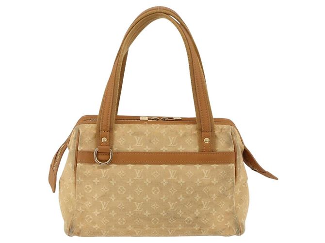 LOUIS VUITTON Monogram Mini Josephine PM Borsa a Mano Beige M92416 LV Auth BA11224 - vista 2