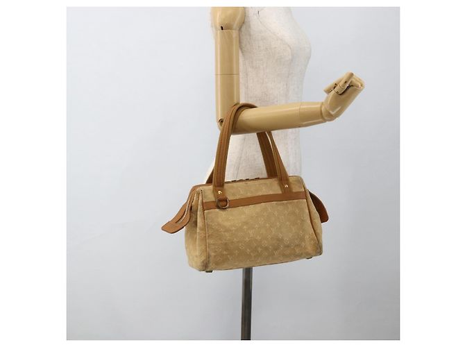 LOUIS VUITTON Monogram Mini Josephine PM Borsa a Mano Beige M92416 LV Auth BA11224 - vista 22