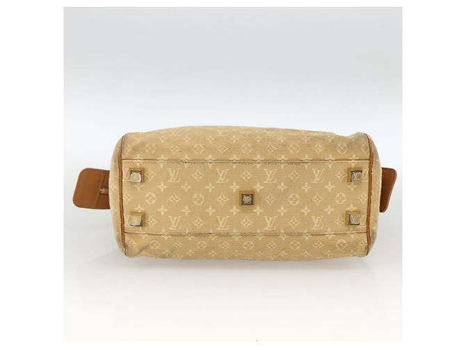 LOUIS VUITTON Monogram Mini Josephine PM Borsa a Mano Beige M92416 LV Auth BA11224 - vista 5