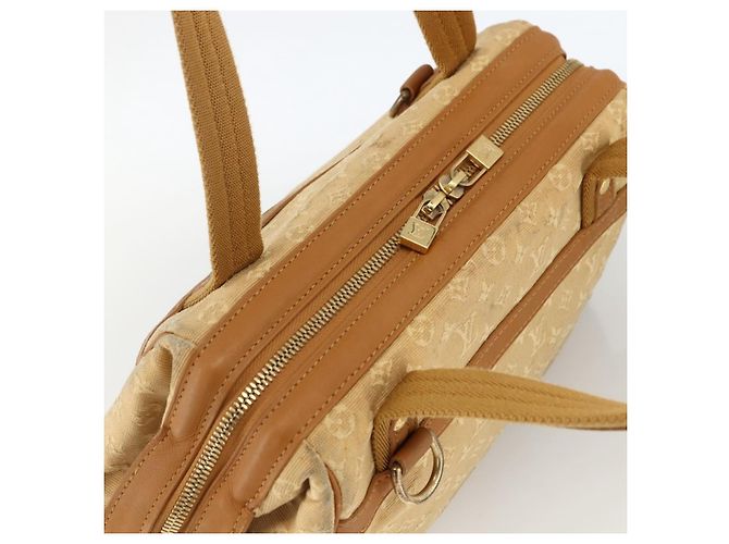LOUIS VUITTON Monogram Mini Josephine PM Borsa a Mano Beige M92416 LV Auth BA11224 - vista 6