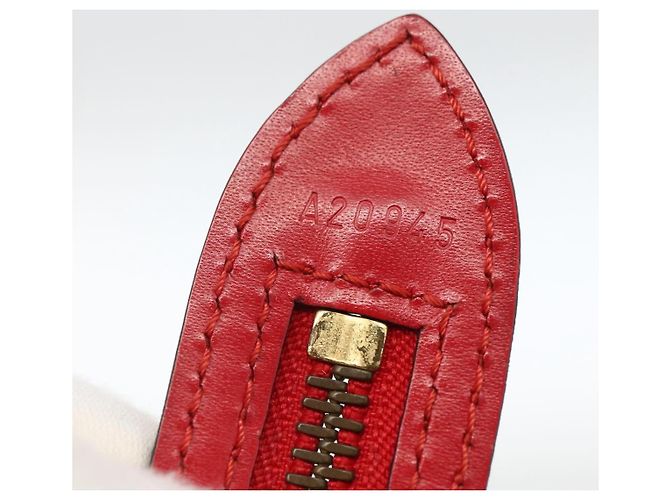 LOUIS VUITTON Borsa a Spalla Epi Saint Jacques Rossa M52277 LV Auth ep13587 Rosso - vista 12
