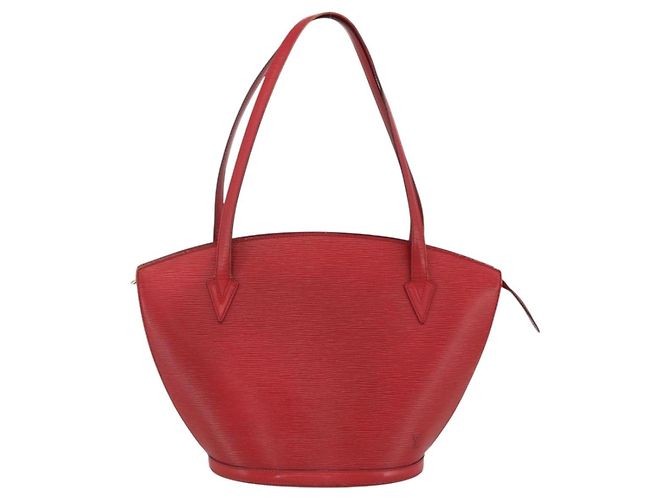 LOUIS VUITTON Borsa a Spalla Epi Saint Jacques Rossa M52277 LV Auth ep13587 Rosso - vista 13