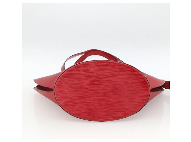 LOUIS VUITTON Borsa a Spalla Epi Saint Jacques Rossa M52277 LV Auth ep13587 Rosso - vista 5