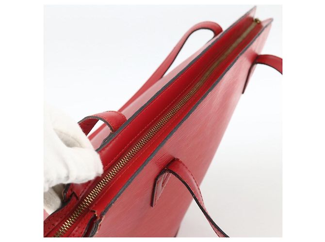 LOUIS VUITTON Borsa a Spalla Epi Saint Jacques Rossa M52277 LV Auth ep13587 Rosso - vista 6