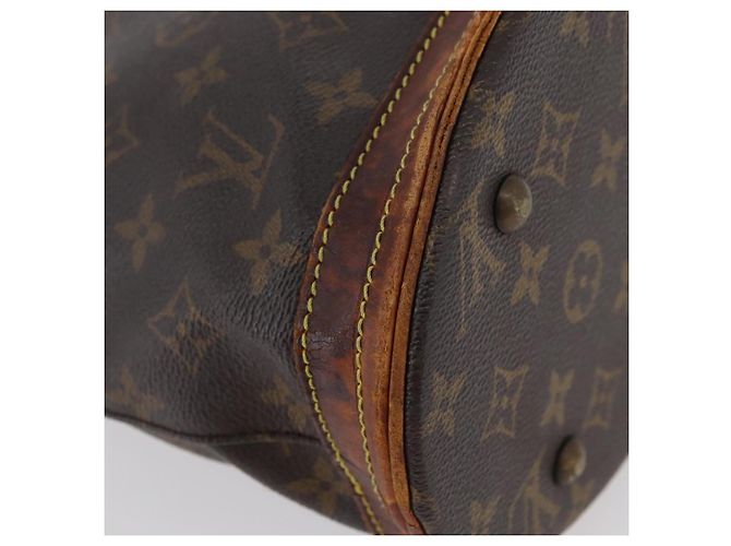 LOUIS VUITTON Borsa a Spalla Monogram Bucket PM M42238 LV Auth 173765 Monogramma - vista 16