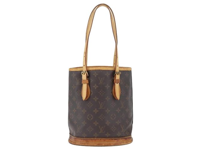 LOUIS VUITTON Borsa a Spalla Monogram Bucket PM M42238 LV Auth 173765 Monogramma - vista 2