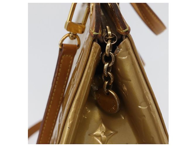 LOUIS VUITTON Borsa a Mano Vernis Blair MM 2way Beige Poodle M91755 LV Auth 171519 - vista 19