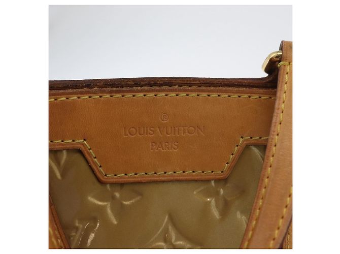 LOUIS VUITTON Borsa a Mano Vernis Blair MM 2way Beige Poodle M91755 LV Auth 171519 - vista 20
