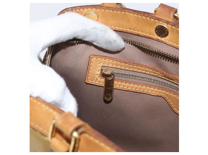 LOUIS VUITTON Borsa a Mano Vernis Blair MM 2way Beige Poodle M91755 LV Auth 171519 - vista 24