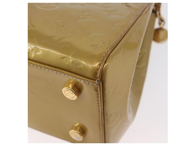 LOUIS VUITTON Borsa a Mano Vernis Blair MM 2way Beige Poodle M91755 LV Auth 171519 - vista 9