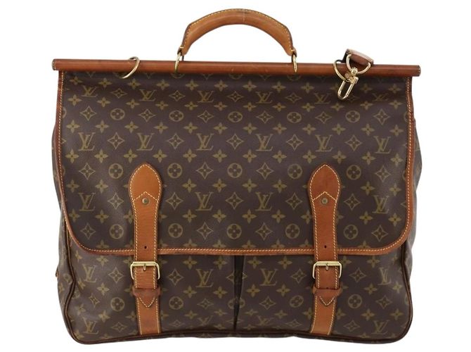 LOUIS VUITTON Monogram Sac Chassour 45 Boston Tasche M41922 LV Auth 171758 Monogramm - Ansicht 13
