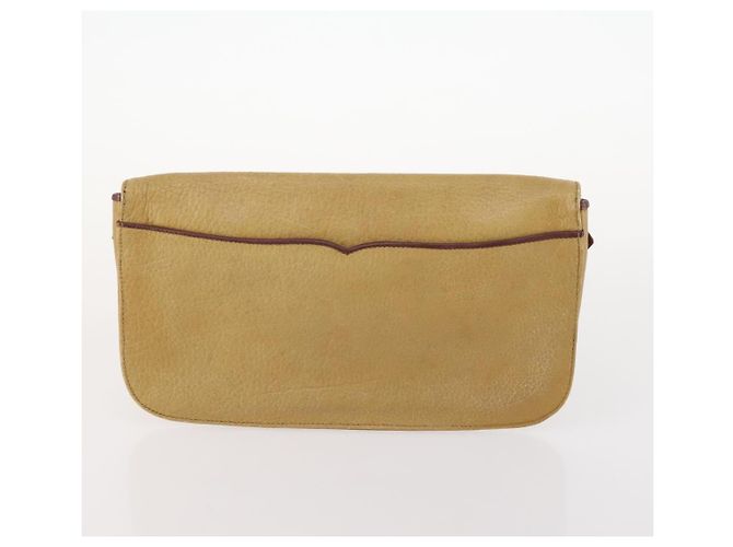 CARTIER Borsa Clutch Must Line in Pelle 2 Pezzi Bordeaux Oro Auth BA10341 D'oro Bordò - vista 10