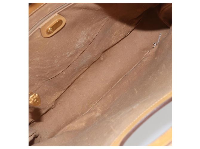 Gucci Borsa a mano Micro GG Supreme in PVC pelle beige oro Auth 173918 D'oro - vista 10