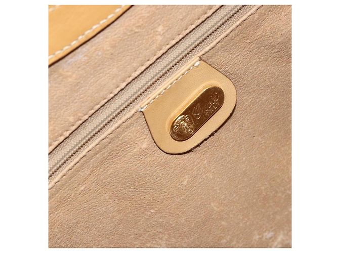 Gucci Borsa a mano Micro GG Supreme in PVC pelle beige oro Auth 173918 D'oro - vista 18
