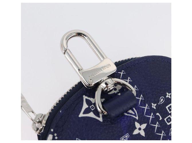 LOUIS VUITTON Bandana Monogram Pouch HIGH 5 Bianco Blu M81410 LV Auth ARZ477SAM - vista 18