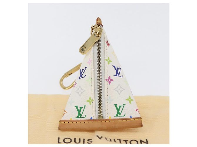 LOUIS VUITTON Monogram Multicolor Berlango Coin Purse White M58028 Auth BSZ417V - view 12