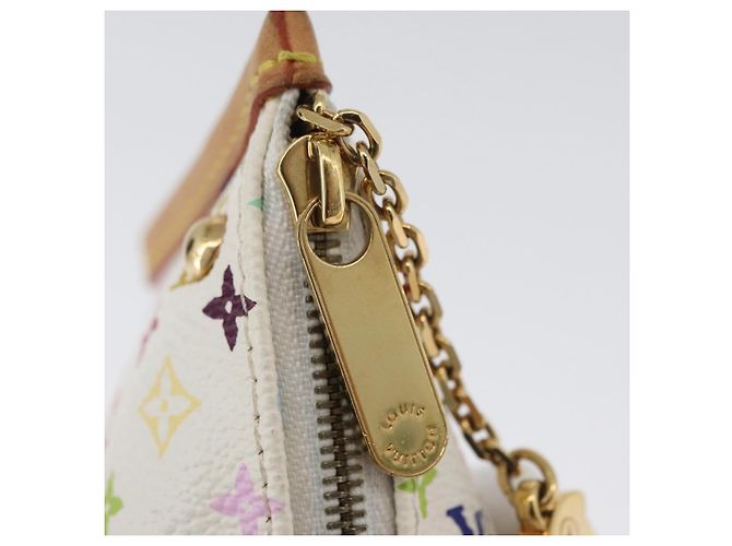 LOUIS VUITTON Monogram Multicolor Berlango Coin Purse White M58028 Auth BSZ417V - view 18