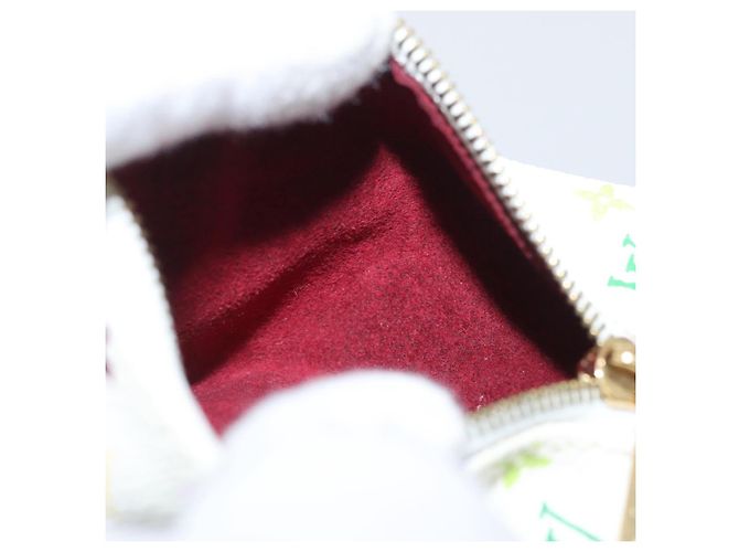LOUIS VUITTON Monogram Multicolor Berlango Coin Purse White M58028 Auth BSZ417V - view 19