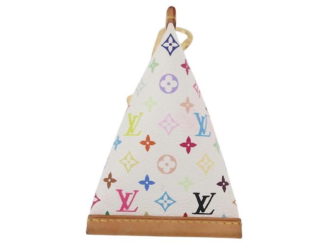 LOUIS VUITTON Monogram Multicolor Berlango Coin Purse White M58028 Auth BSZ417V - view 2