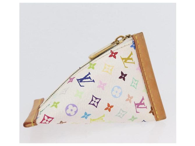 LOUIS VUITTON Monogram Multicolor Berlango Coin Purse White M58028 Auth BSZ417V - view 3
