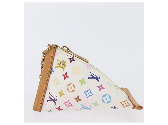 LOUIS VUITTON Monogram Multicolor Berlango Coin Purse White M58028 Auth BSZ417V - view 4