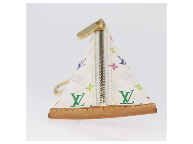 LOUIS VUITTON Monogram Multicolor Berlango Coin Purse White M58028 Auth BSZ417V - view 5