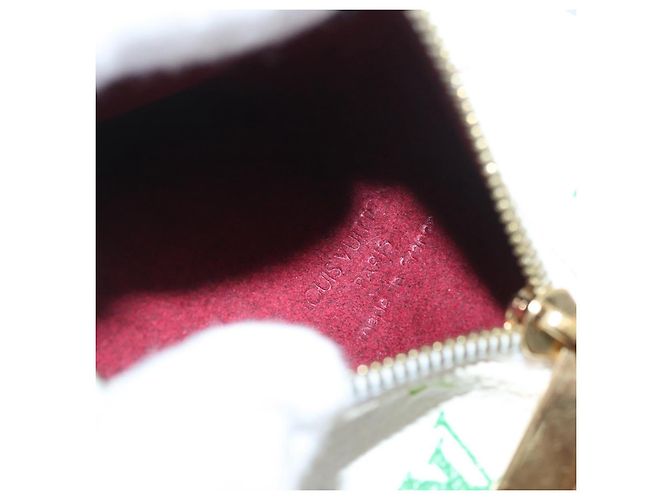 LOUIS VUITTON Monogram Multicolor Berlango Coin Purse White M58028 Auth BSZ417V - view 9