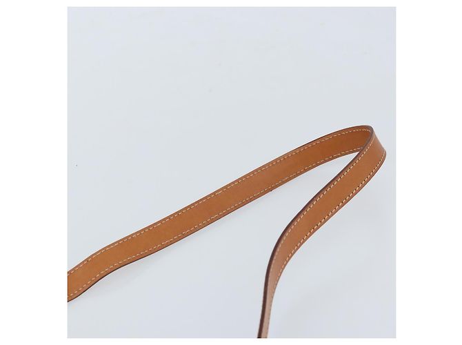 Céline Borsa a mano in tela Macadam CELINE in pelle PVC 2 in 1 marrone oro Auth 171116 D'oro - vista 15