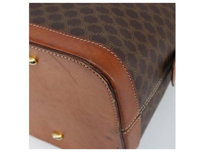 Céline Borsa a mano in tela Macadam CELINE in pelle PVC 2 in 1 marrone oro Auth 171116 D'oro - vista 17