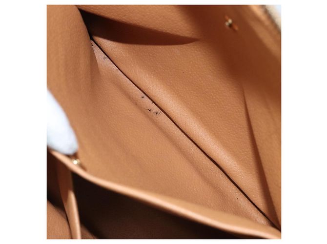 Céline Borsa a mano in tela Macadam CELINE in pelle PVC 2 in 1 marrone oro Auth 171116 D'oro - vista 24