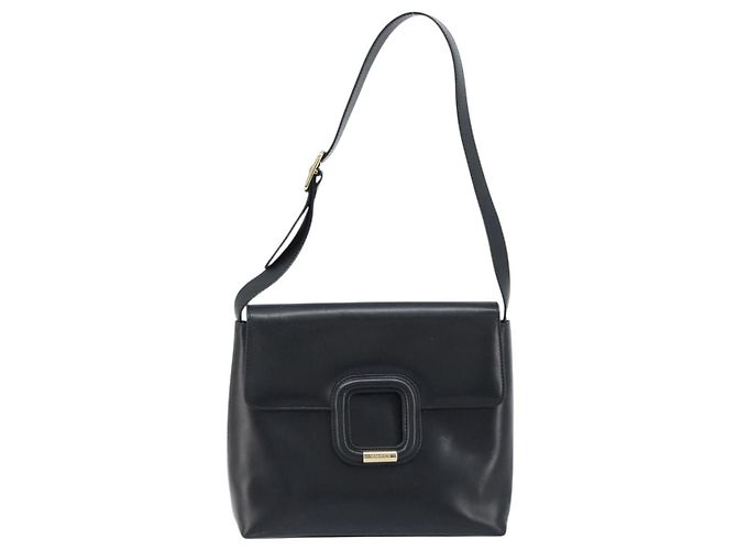 Bolsa de Ombro GUCCI em Couro Preto Dourado 001 1998 1785 Auth 173859 - vista 13