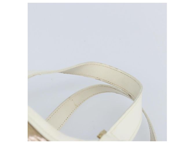 LOUIS VUITTON Borsa Tote Epi Plage Lagoon Bay Bianca Trasparente M92151 LV Auth LNZ349 Bianco - vista 8