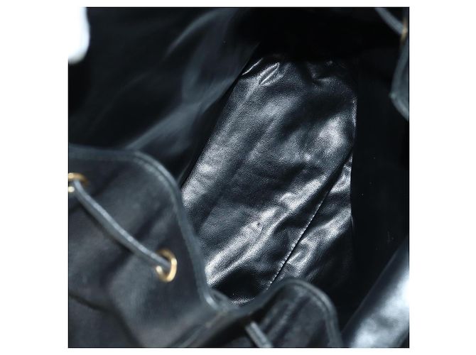 Autre Marque Zaino in pelle nera e oro Auth LNZ354V di TIFFANY&Co. Nero D'oro - vista 11
