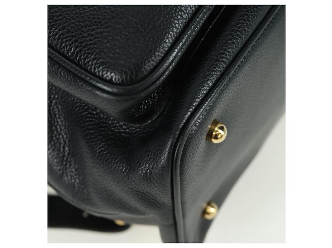 Autre Marque Zaino in pelle nera e oro Auth LNZ354V di TIFFANY&Co. Nero D'oro - vista 16