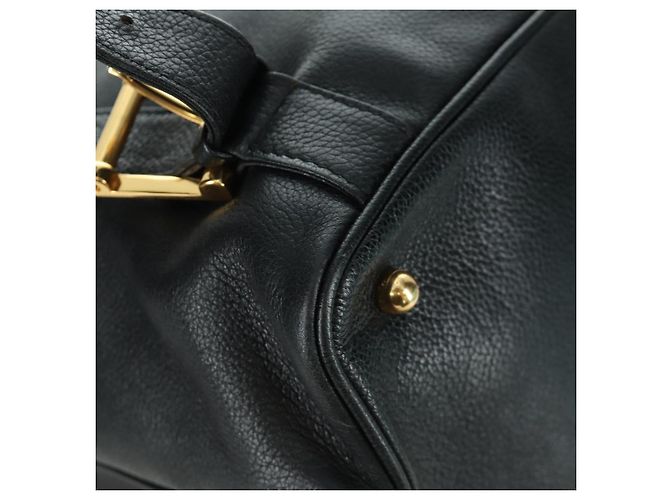 Autre Marque Zaino in pelle nera e oro Auth LNZ354V di TIFFANY&Co. Nero D'oro - vista 18