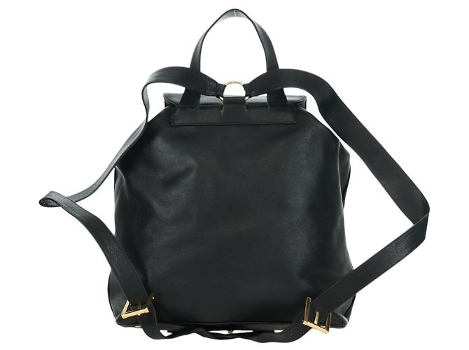Autre Marque Zaino in pelle nera e oro Auth LNZ354V di TIFFANY&Co. Nero D'oro - vista 2
