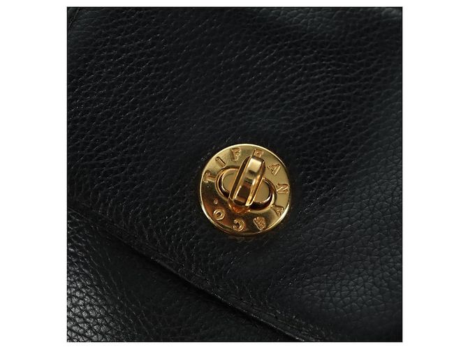 Autre Marque Zaino in pelle nera e oro Auth LNZ354V di TIFFANY&Co. Nero D'oro - vista 20