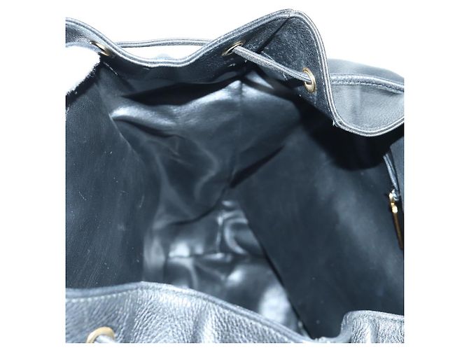 Autre Marque Zaino in pelle nera e oro Auth LNZ354V di TIFFANY&Co. Nero D'oro - vista 26